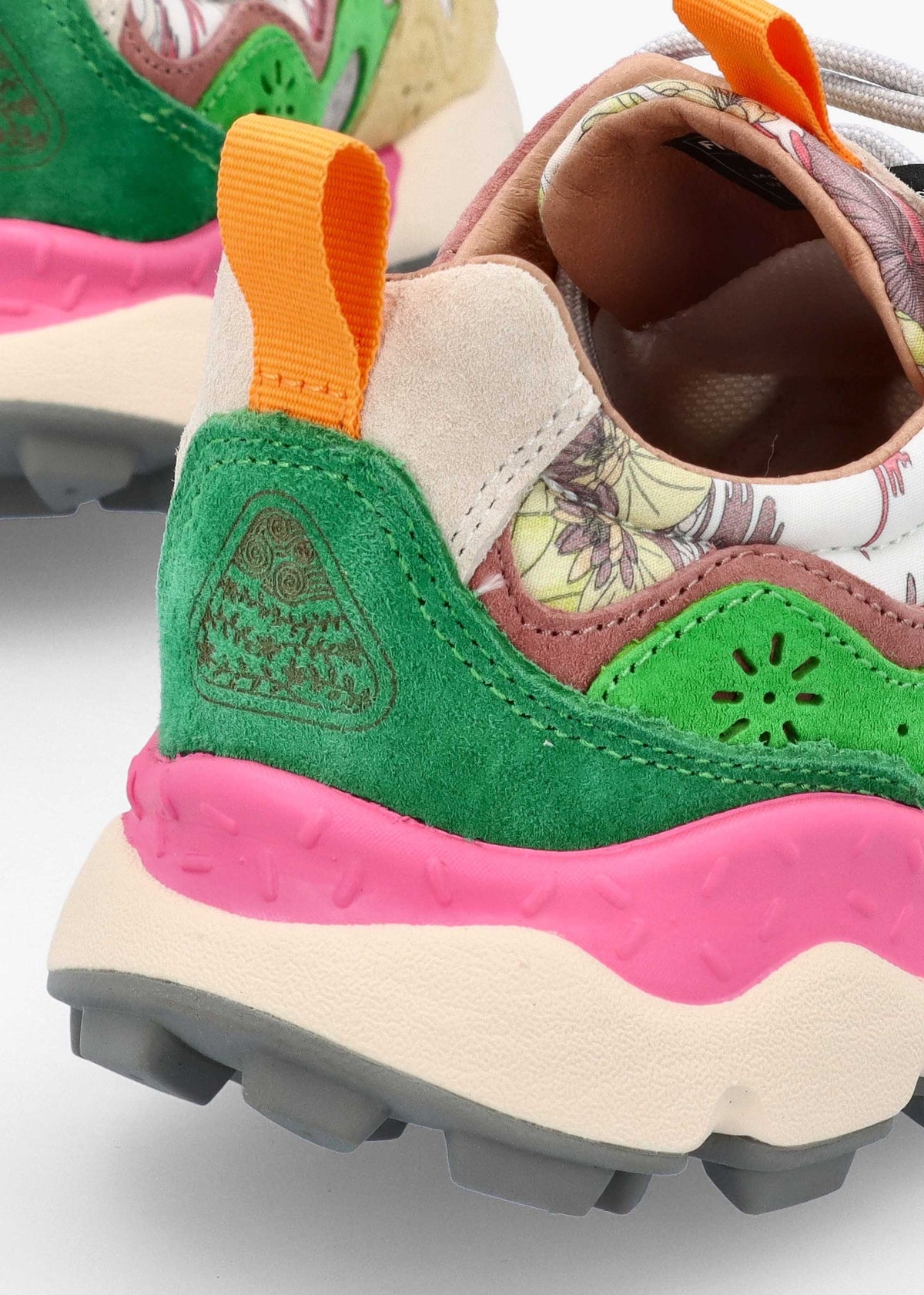 Women's Yamano 3 Salmon Multi Suede & Fabric Trainers