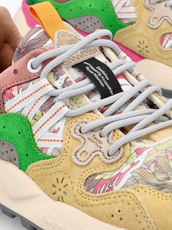 Women's Yamano 3 Salmon Multi Suede & Fabric Trainers
