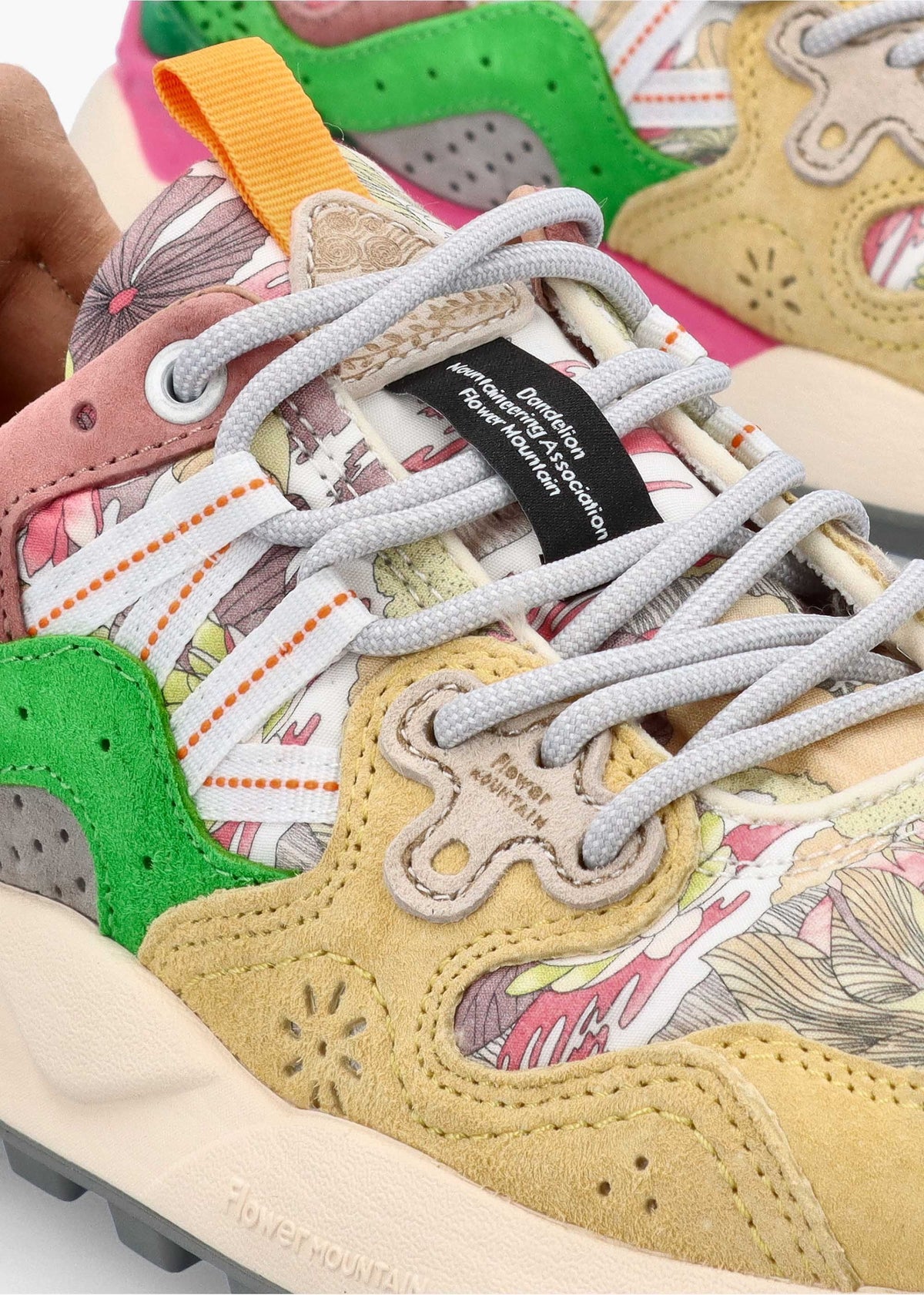 Women's Yamano 3 Salmon Multi Suede & Fabric Trainers
