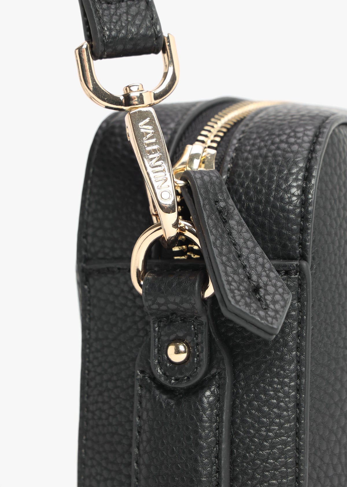 Brixton II Nero Pebbled Camera Bag