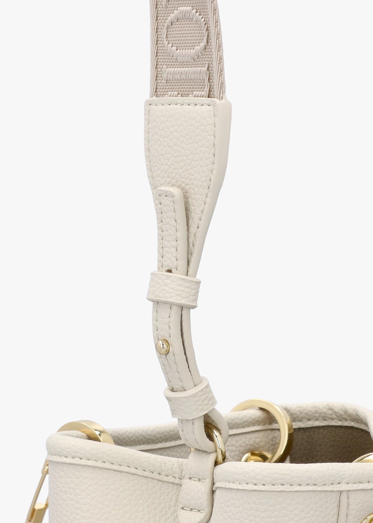 X Small Cream Cross-Body Shopper Bag