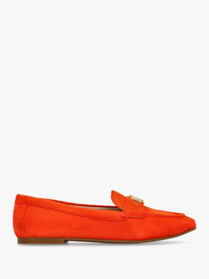 Averi III Orange Suede Loafers