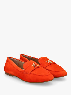 Averi III Orange Suede Loafers