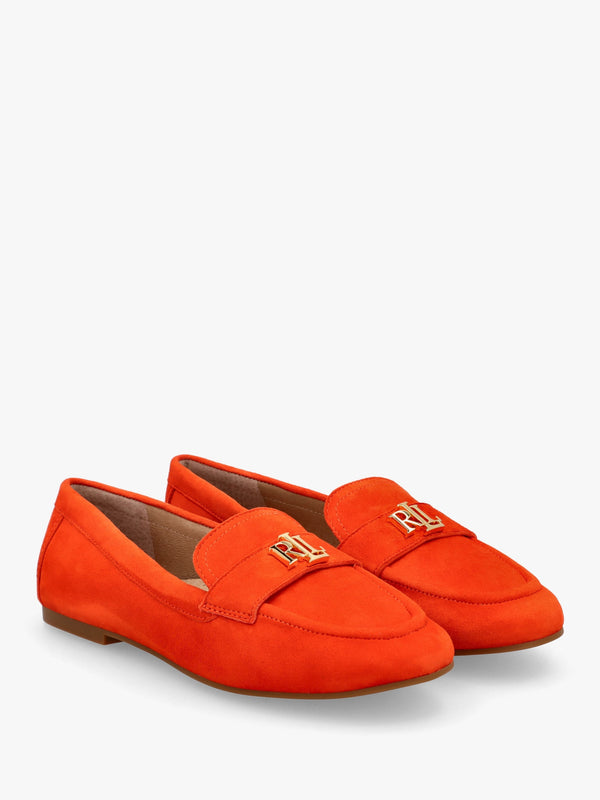 Averi III Orange Suede Loafers
