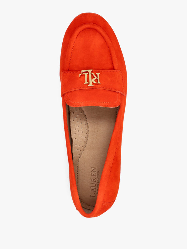 Averi III Orange Suede Loafers