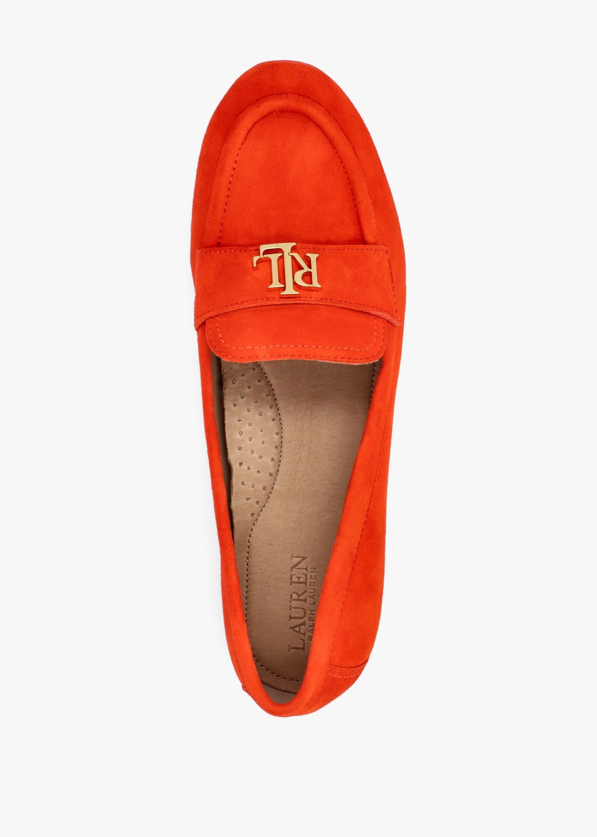 Averi III Orange Suede Loafers