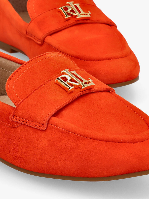 Averi III Orange Suede Loafers