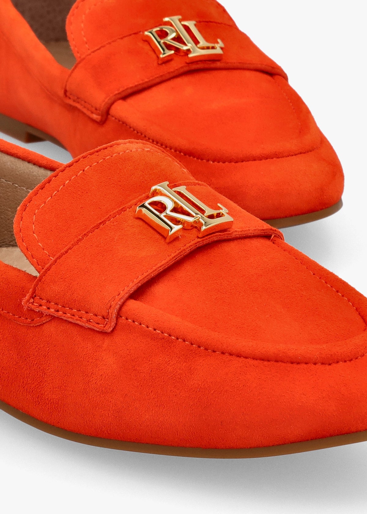 Averi III Orange Suede Loafers