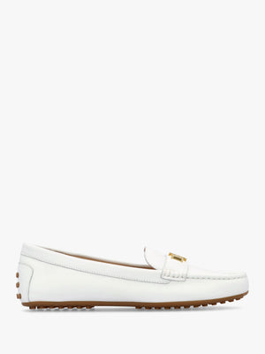 Barnsbury White Leather Loafers