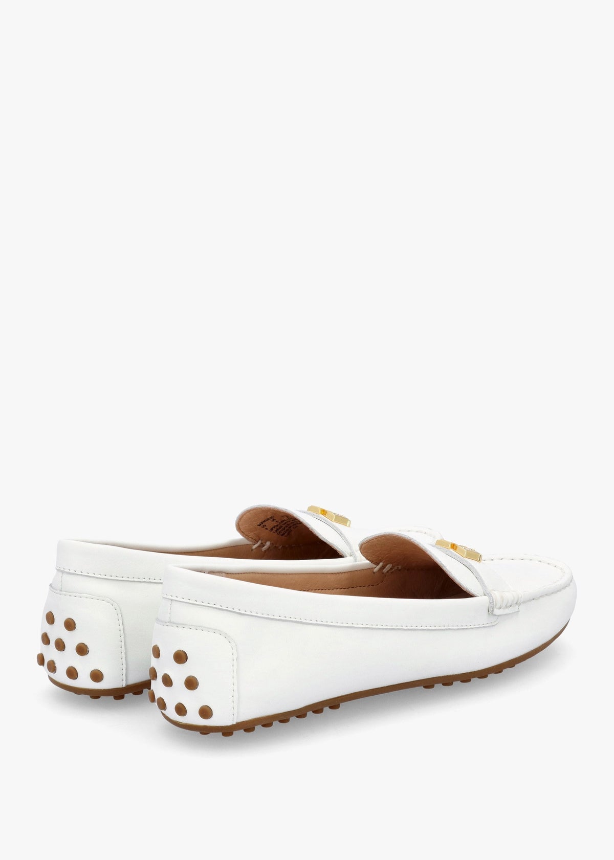 Barnsbury White Leather Loafers