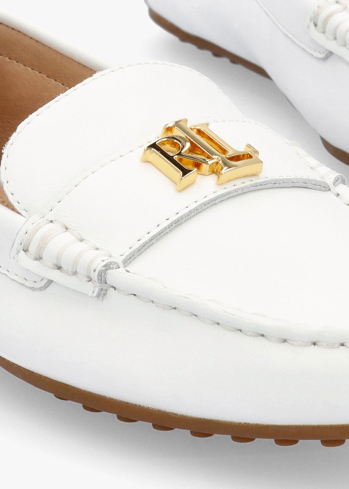 Barnsbury White Leather Loafers
