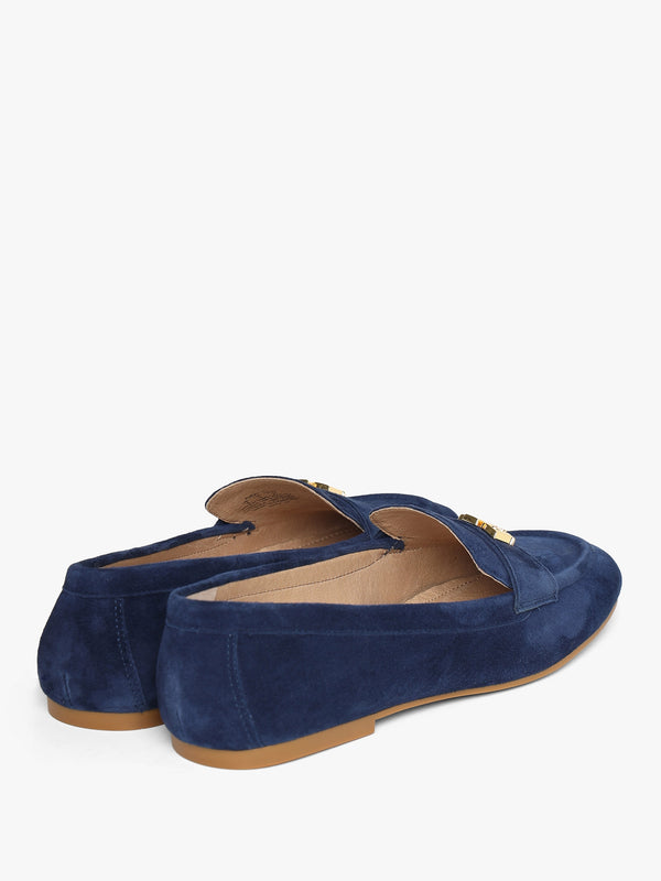 Averi III Navy Suede Loafers