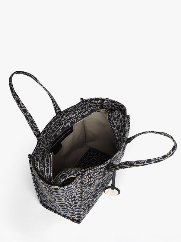 Canvas Jacquard Denim Tote Bag