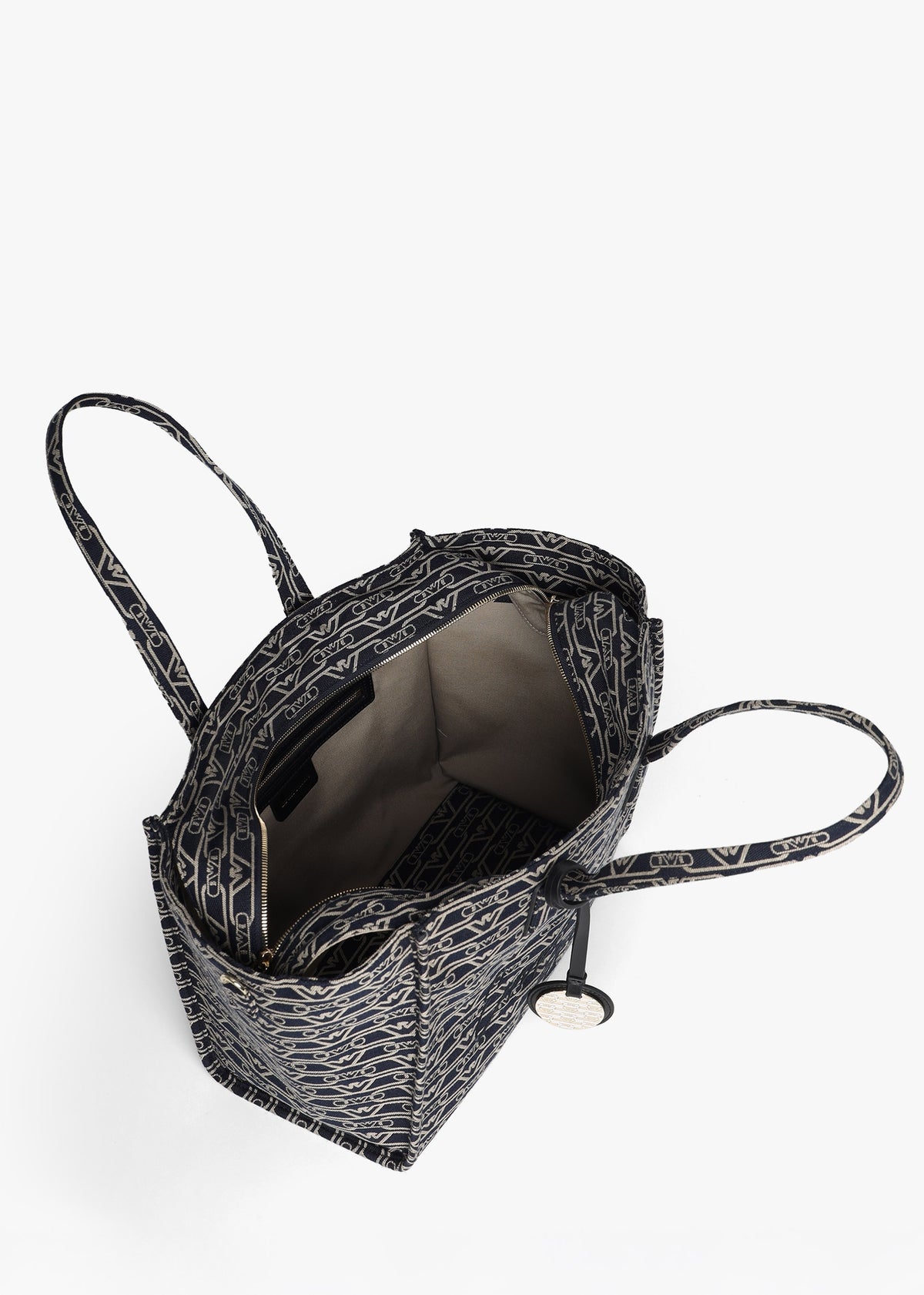 Canvas Jacquard Denim Tote Bag