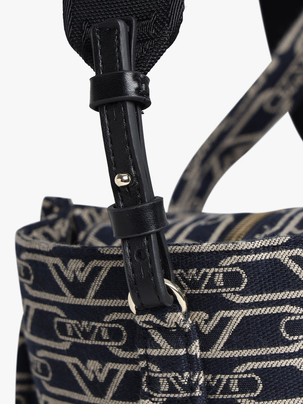 Canvas Jacquard Denim Tote Bag