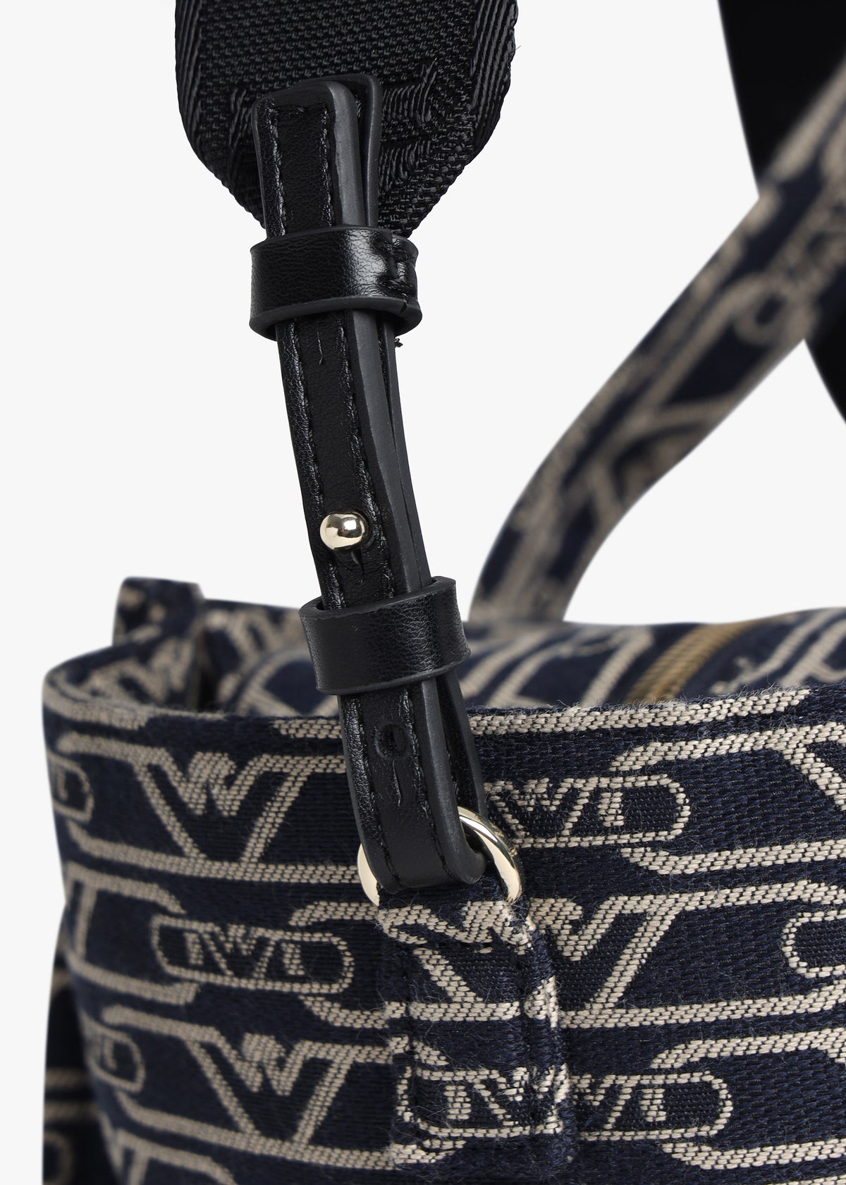 Canvas Jacquard Denim Tote Bag