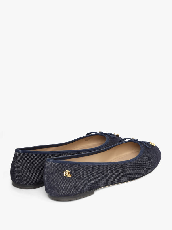 Jayna Blue Denim Ballet Pumps