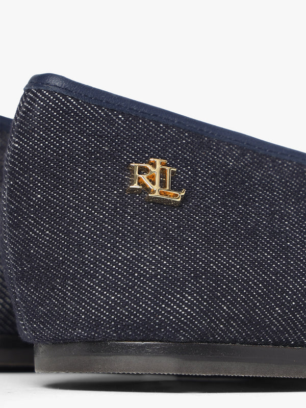 Jayna Blue Denim Ballet Pumps