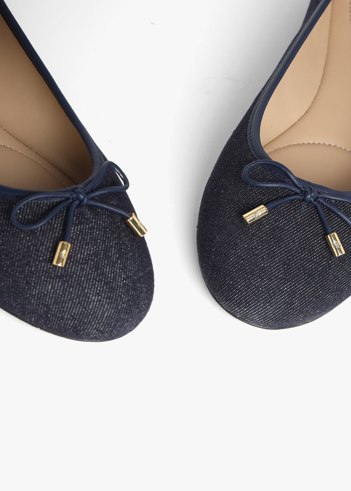 Jayna Blue Denim Ballet Pumps
