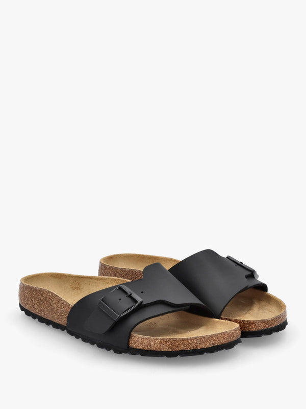 Catalina Birko-Flor Black Mules