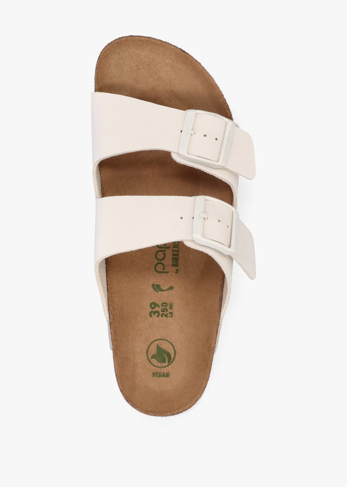 Arizona Pap Flex Platform Birko-Flor Eggshell Mules