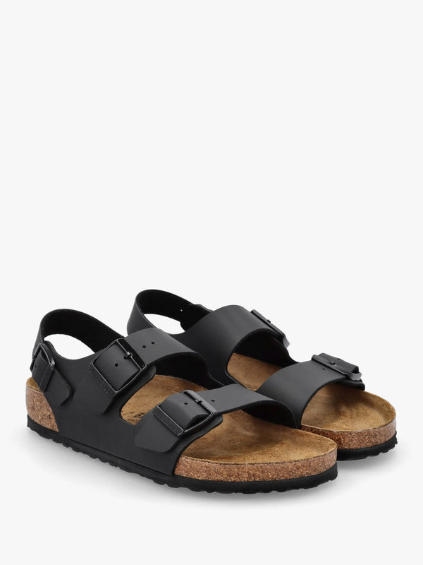 Milano Black Birko-Flor Sandals