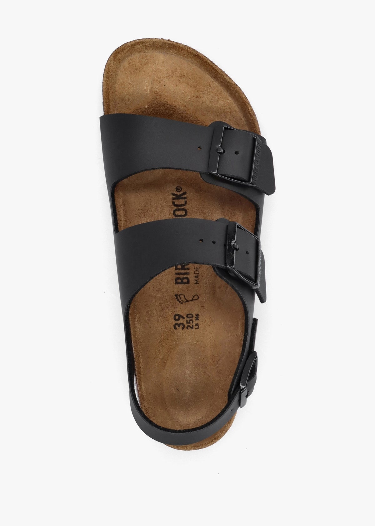 Milano Black Birko-Flor Sandals