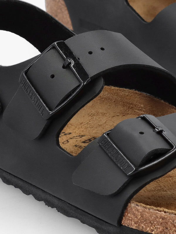 Milano Black Birko-Flor Sandals