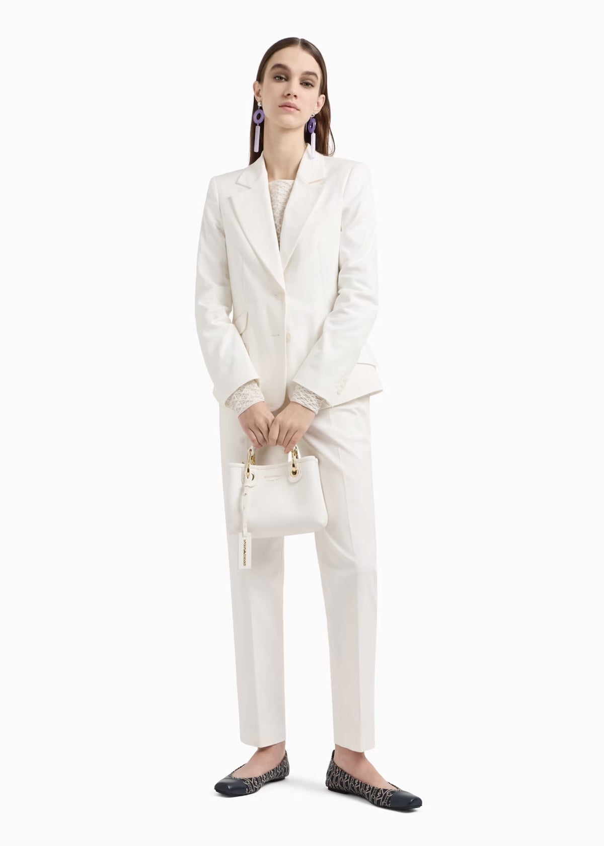 X Small Cream Cross-Body Shopper Bag