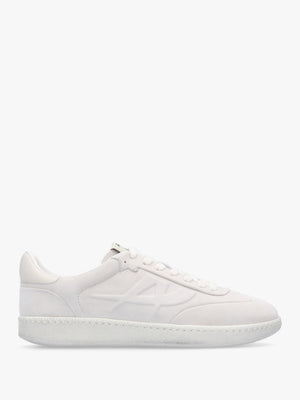 Siena Off White Nubuck Leather Trainers