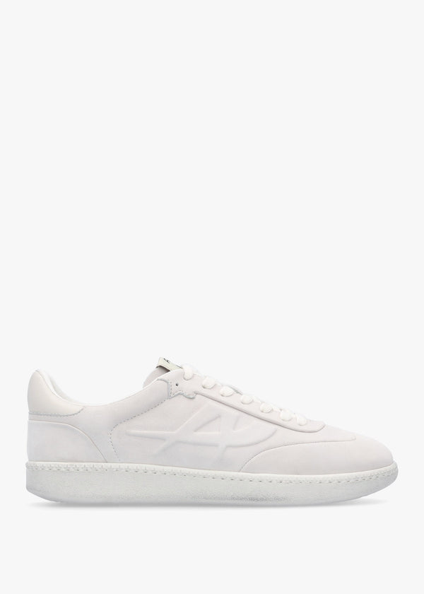 Siena Off White Nubuck Leather Trainers