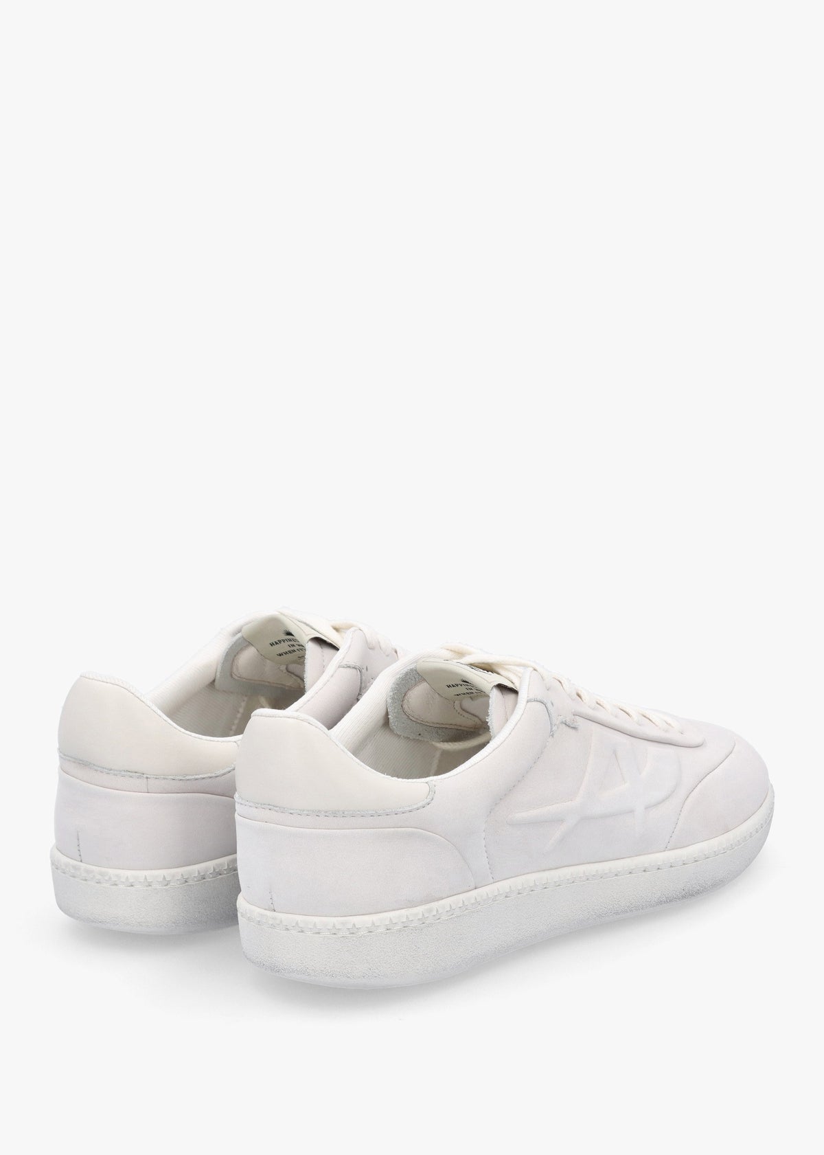 Siena Off White Nubuck Leather Trainers
