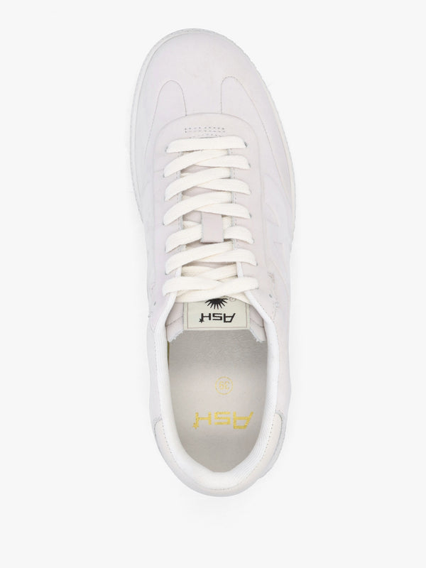 Siena Off White Nubuck Leather Trainers