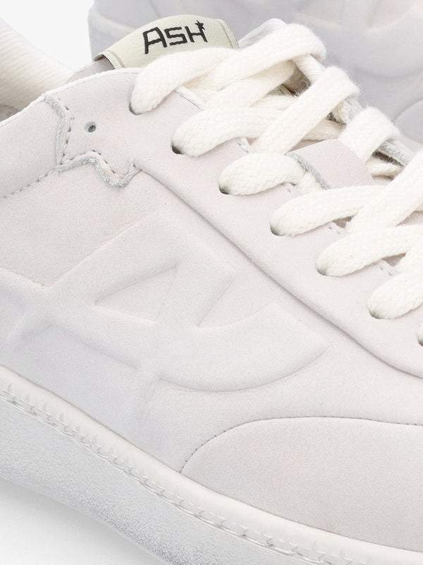 Siena Off White Nubuck Leather Trainers