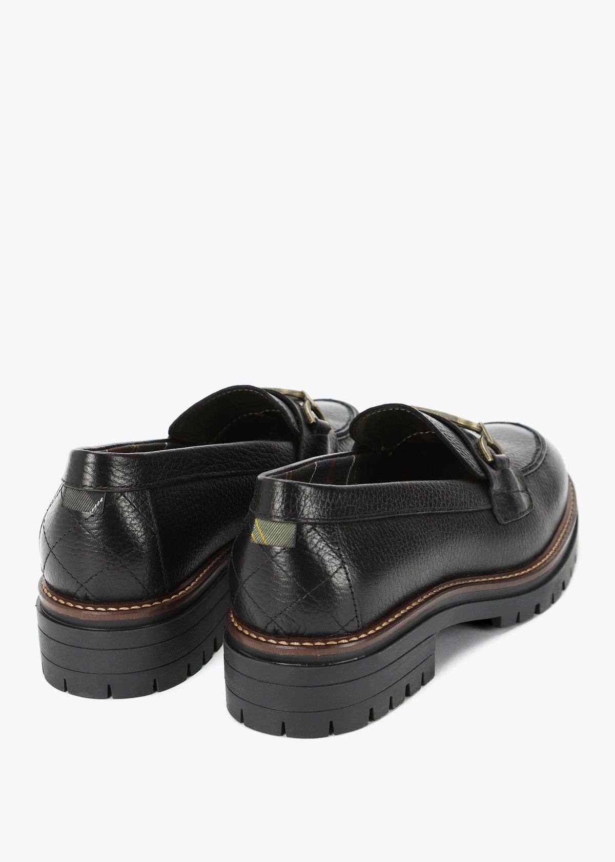 Maddie Classic Black Leather Loafers