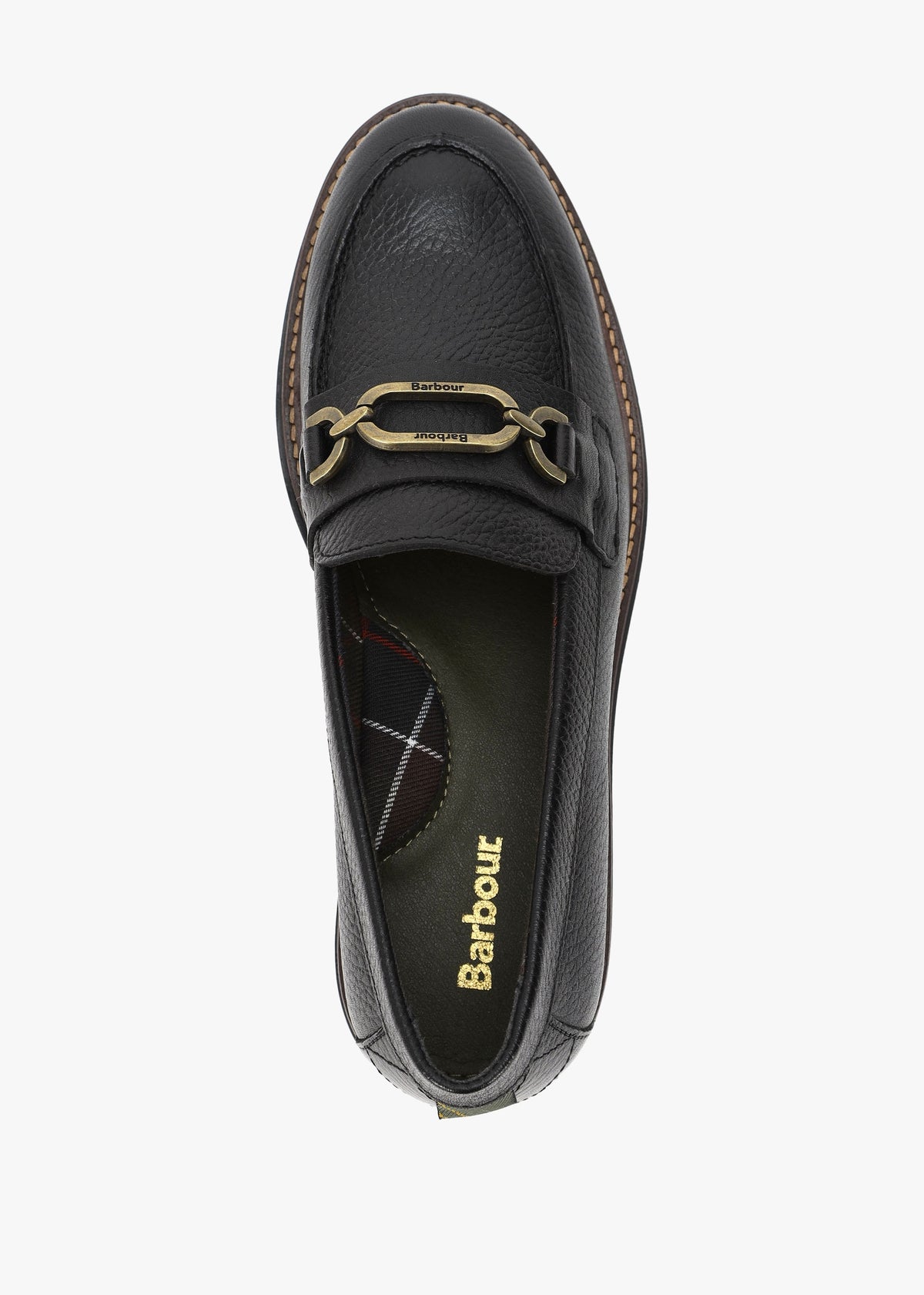 Maddie Classic Black Leather Loafers