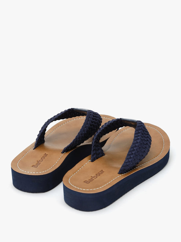 Kelburn Navy Toe Post Flip Flops