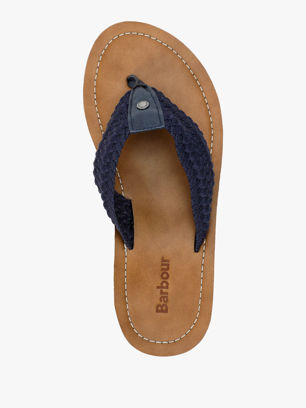 Kelburn Navy Toe Post Flip Flops