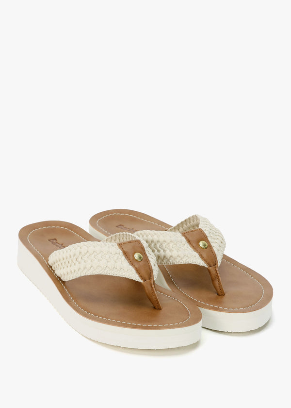 Kelburn Classic White Toe Post Flip Flops