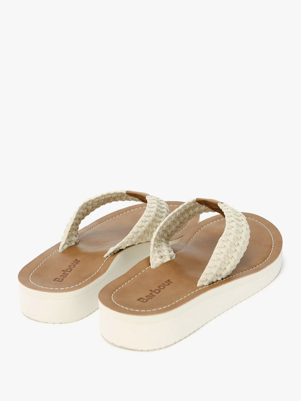 Kelburn Classic White Toe Post Flip Flops