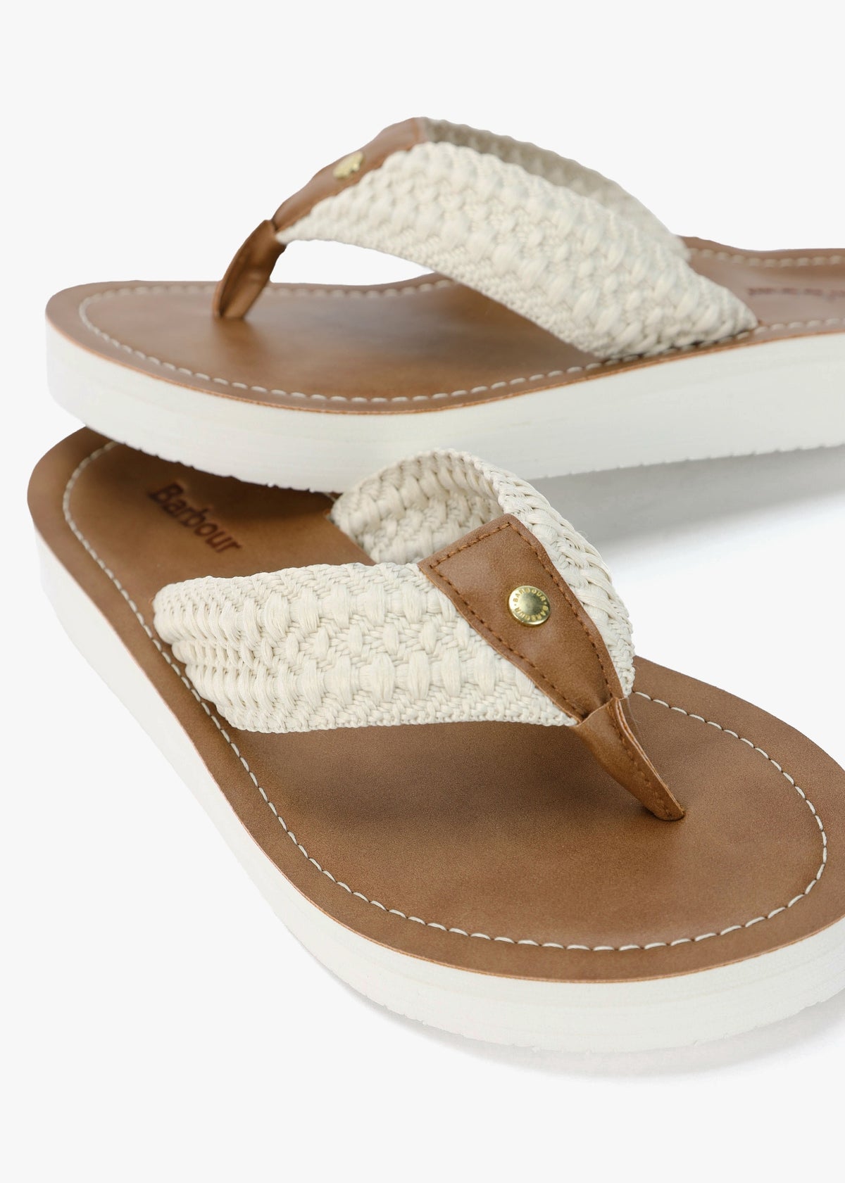 Kelburn Classic White Toe Post Flip Flops