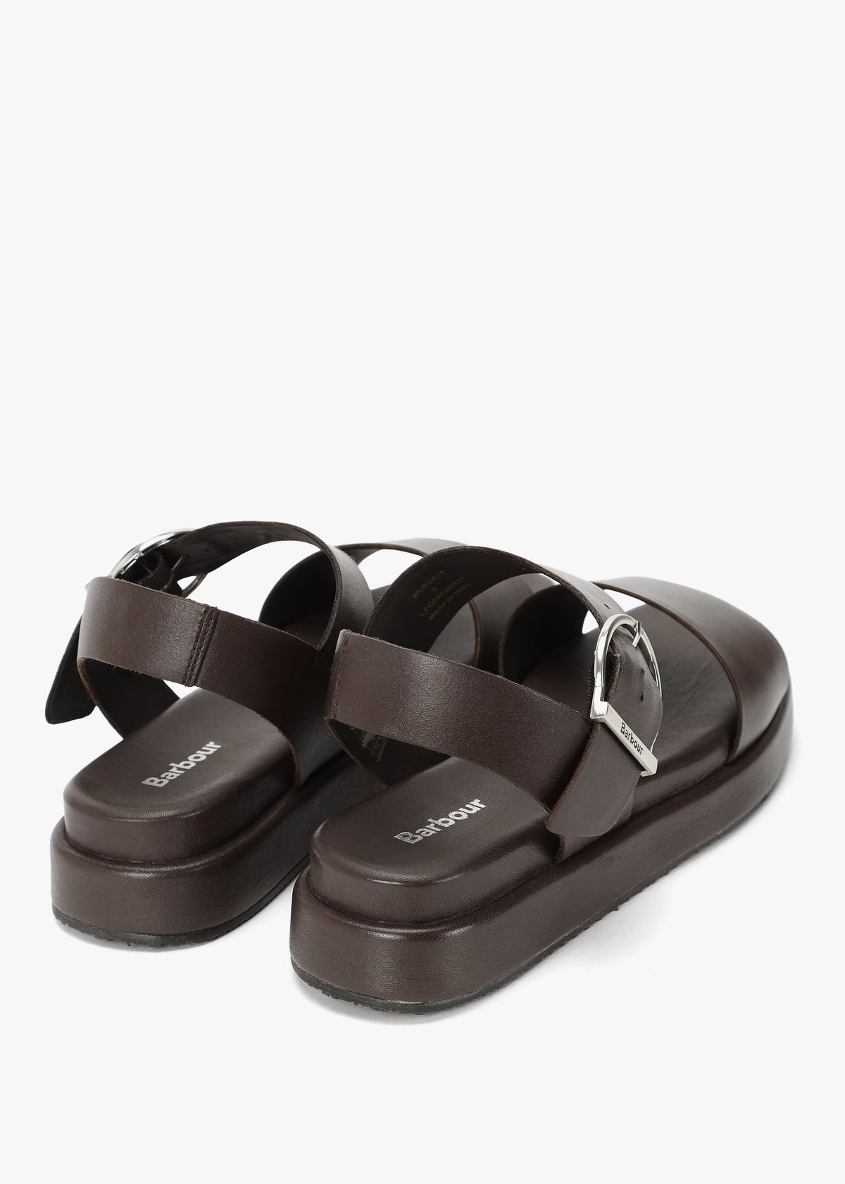 Erin Dark Brown Leather Sandals