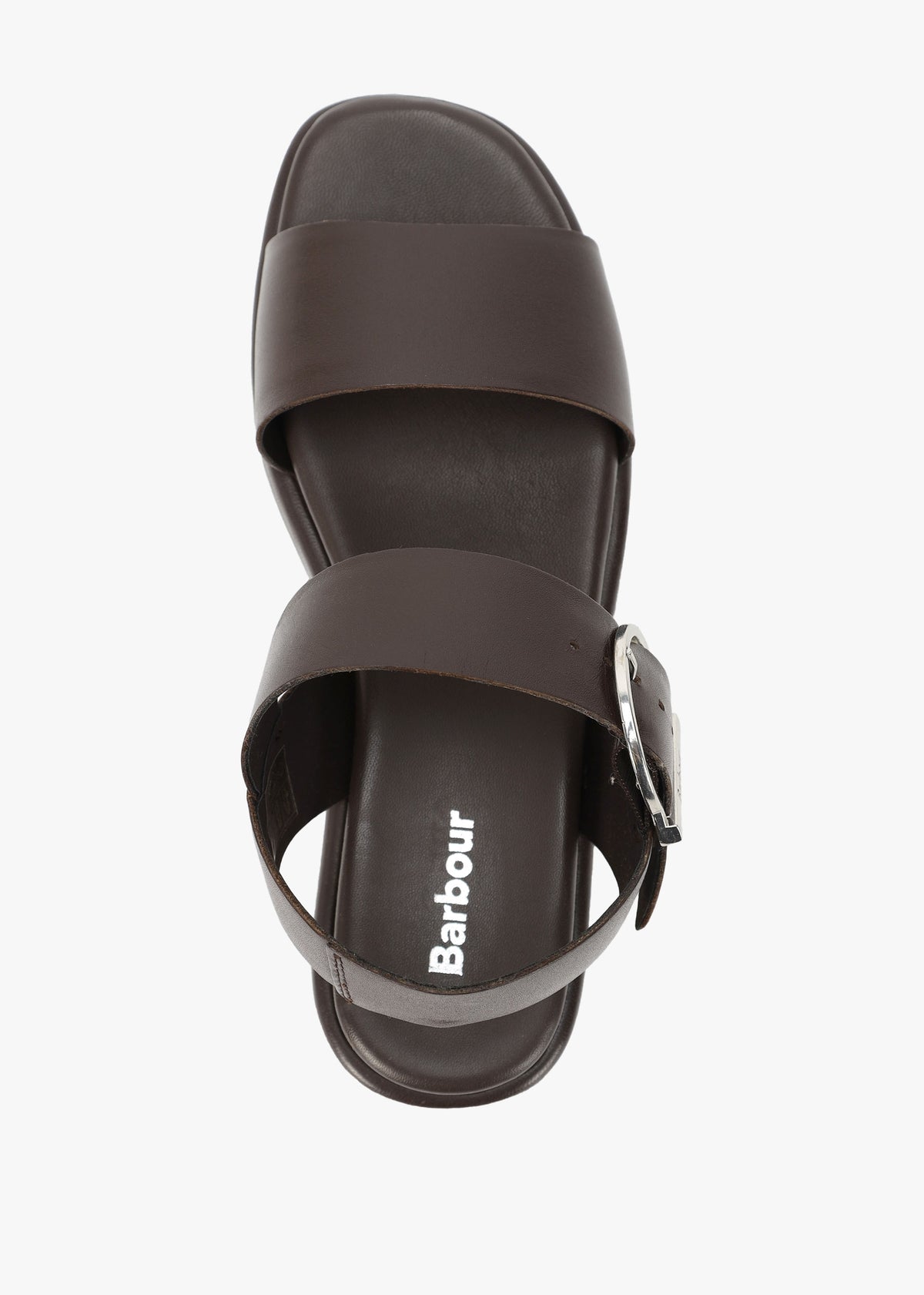 Erin Dark Brown Leather Sandals