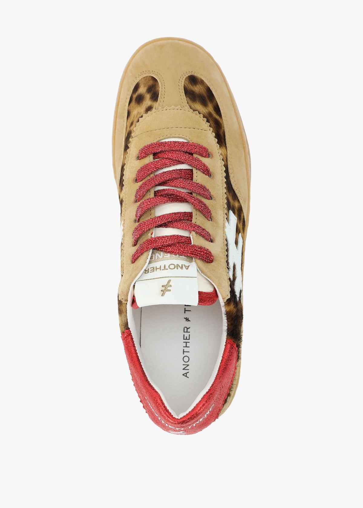 Leopard Suede & Calf Hair Trainers