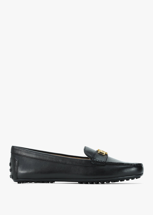 Barnsbury Black Leather Loafers