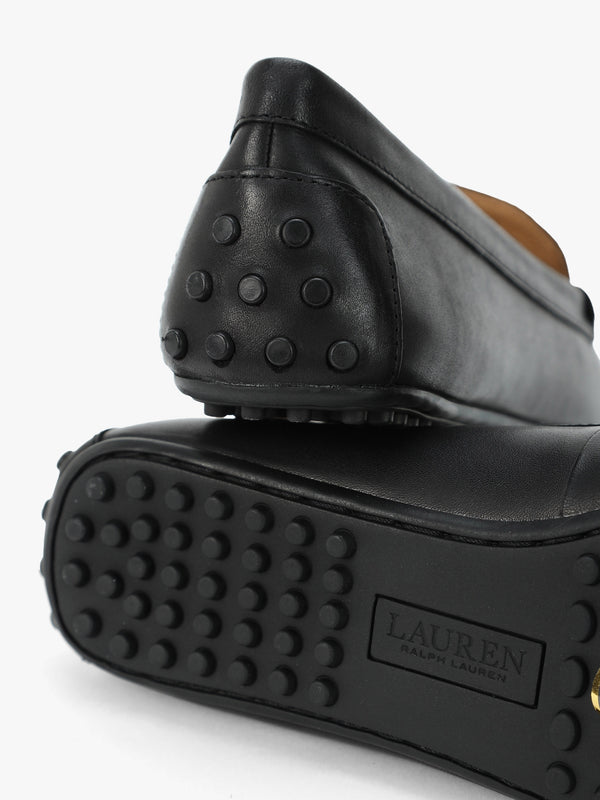 Barnsbury Black Leather Loafers