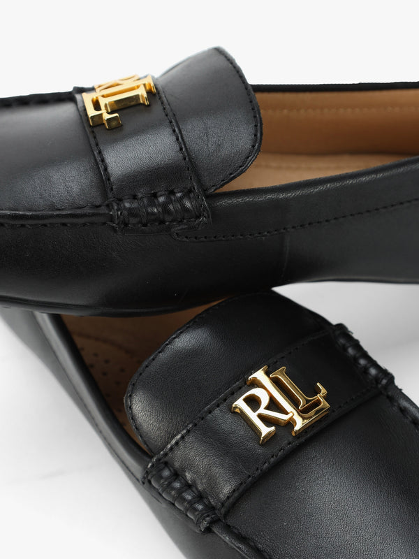 Barnsbury Black Leather Loafers
