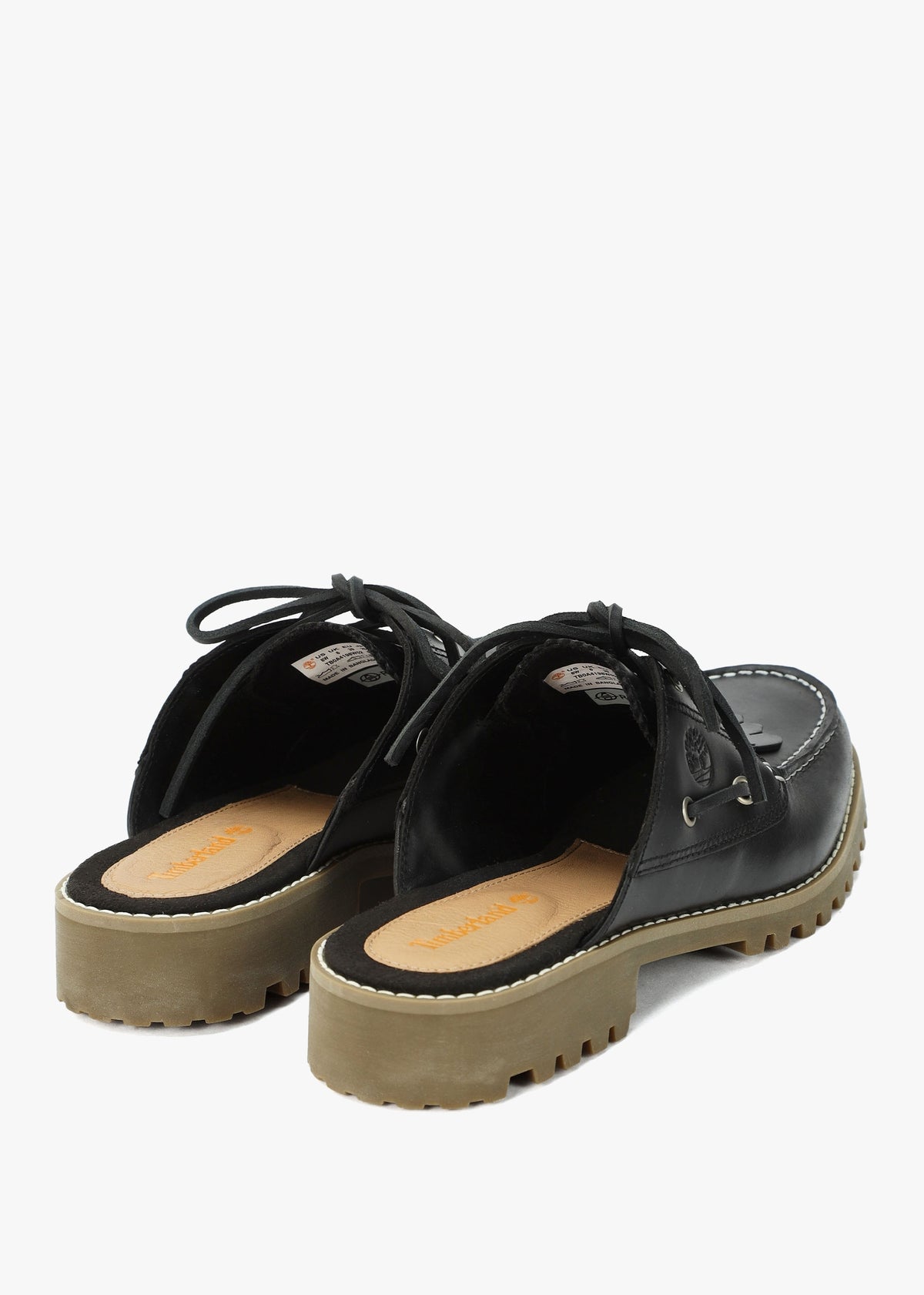Women’s Noreen Black Leather Backless Mules