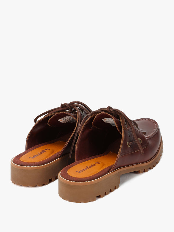 Women’s Noreen Burgundy Leather Backless Mules