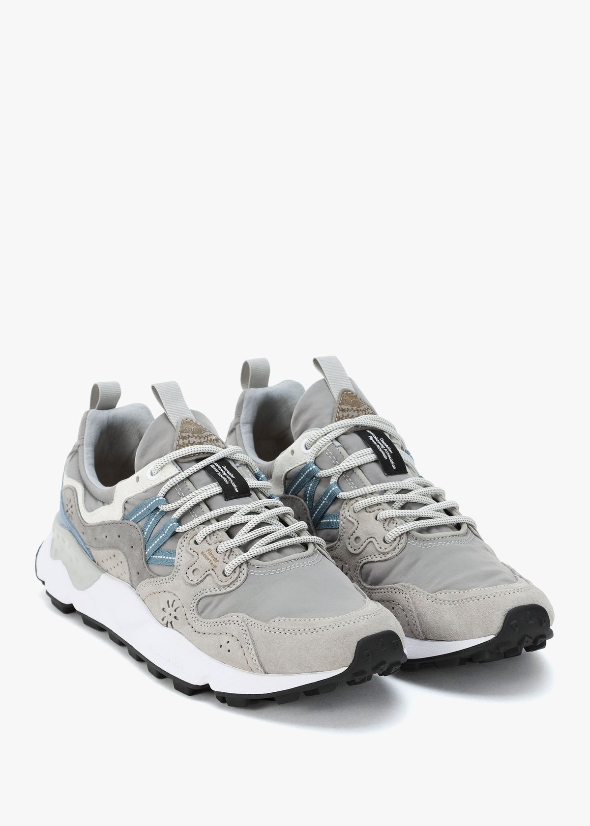Men’s Yamano 3 Uni Grey Suede & Nylon Trainers